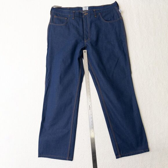 Tyndale Flame Resistant Blue Jeans NFPA 2112 Cal 15 Cat 2 Men's Sz 44x32 NWT - Picture 12 of 16